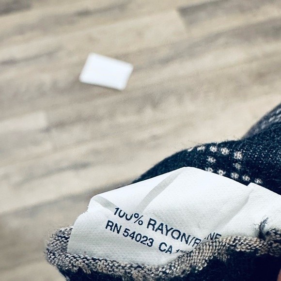 GAP long dress size large navy beige sleeveless rayon - Picture 4 of 7